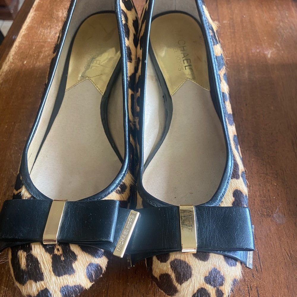 Michael Kors Brown and Black Chunky Heels
